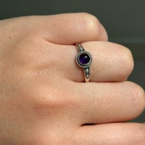 Silveren Ring Amethist